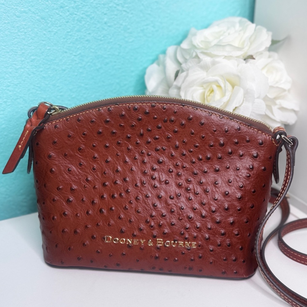 Dooney & Bourke Ostrich Ruby Crossbody Bag